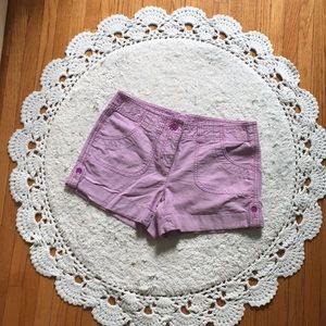 LOFT purple shorts